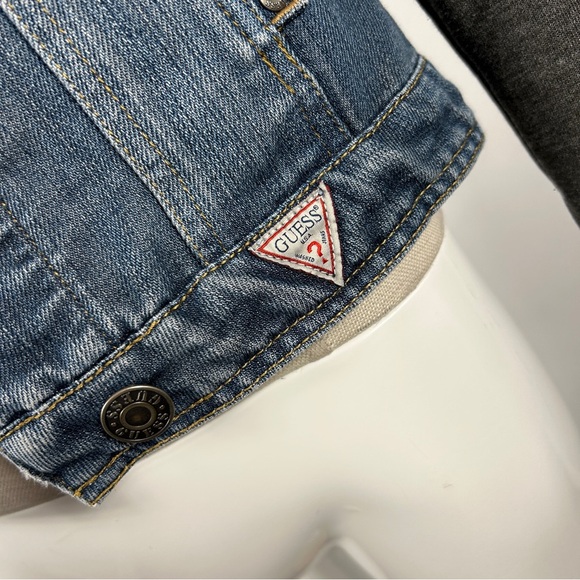 Guess hooded denim jacket S - Picture 3 of 11